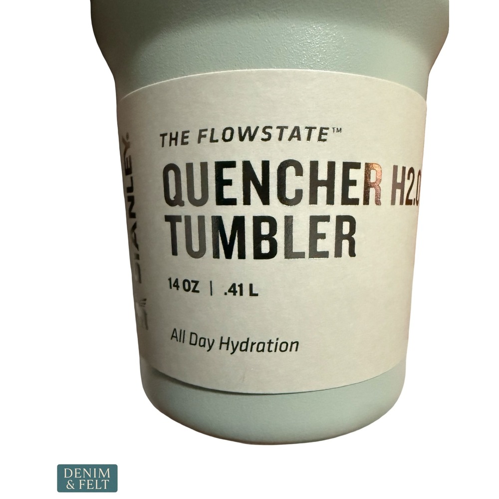 NEW Stanley Holiday Quencher H2.0 Gilded Celadon Mommy & Me Tumbler Set Rare - Picture 7 of 13